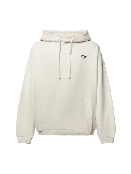 Bluza z kapturem Golden Goose z kapturem beżowa