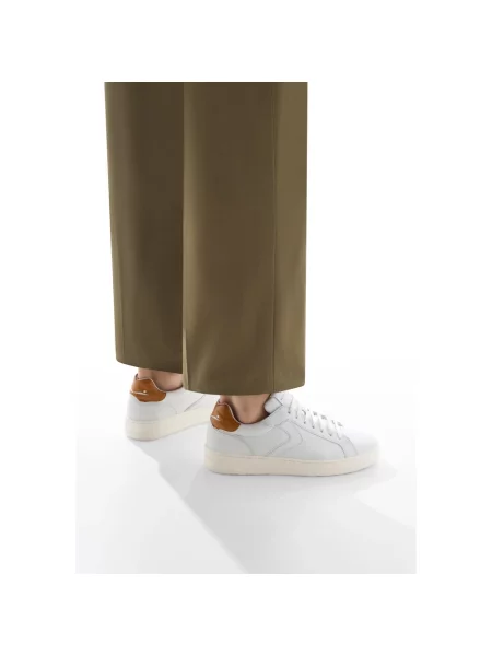 Sneakersy Voile Blanche skórzane białe