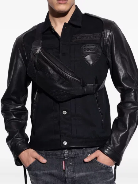 Cu centură curea Dsquared2 negru
