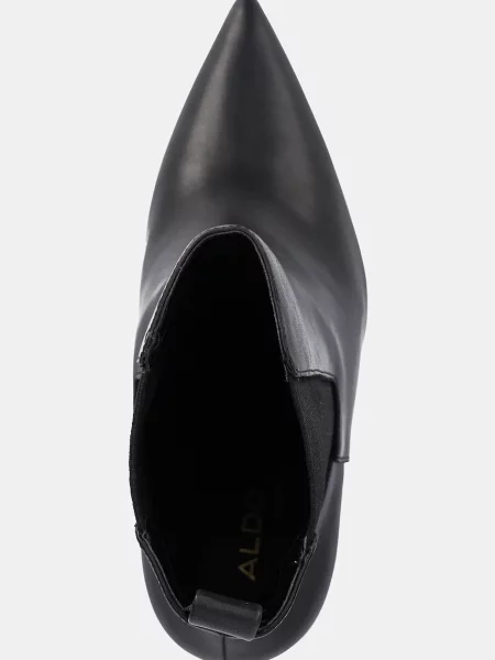 Кожаные ботинки Aldo черные