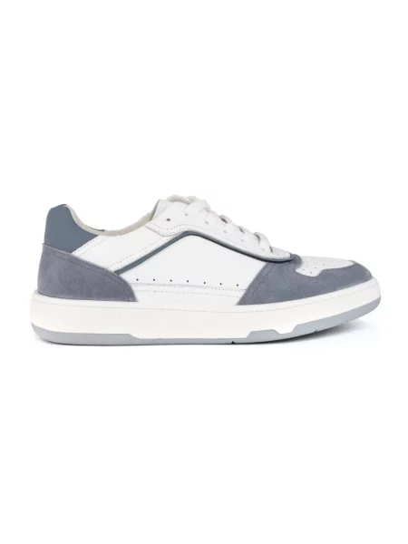 Sneakersy Sergio Moretti skórzane szare