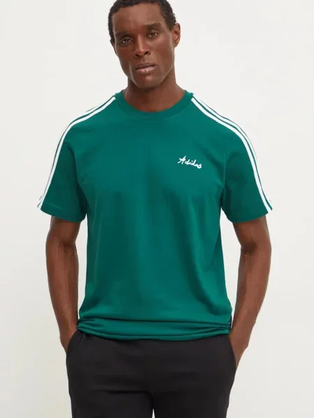 Tričko adidas s potiskem zelená