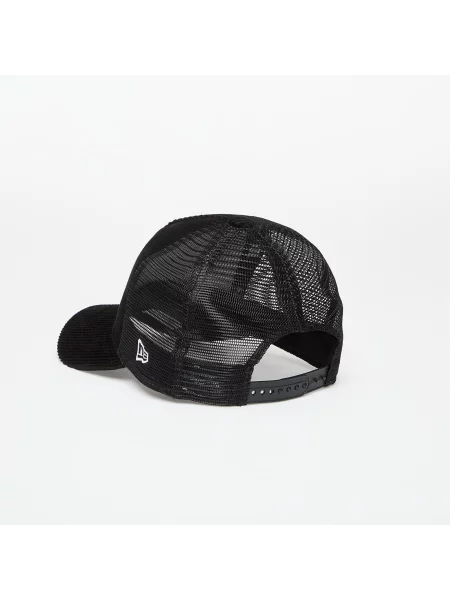 Джинсова шапка с козирка New Era с апликация черно