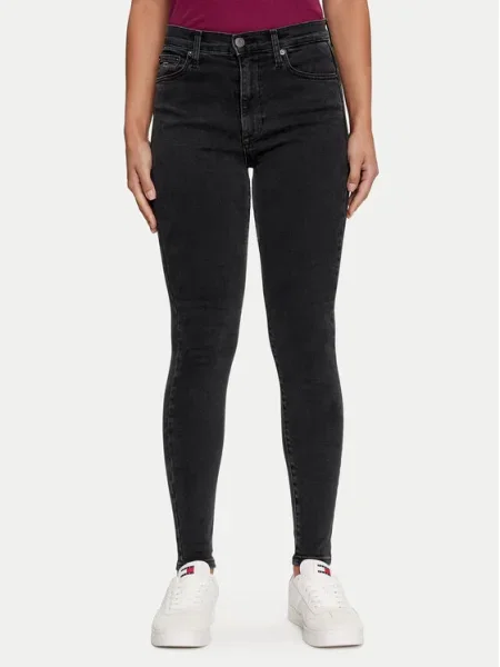 Tommy Jeans Blugi Sylvia Skinny Fit negru