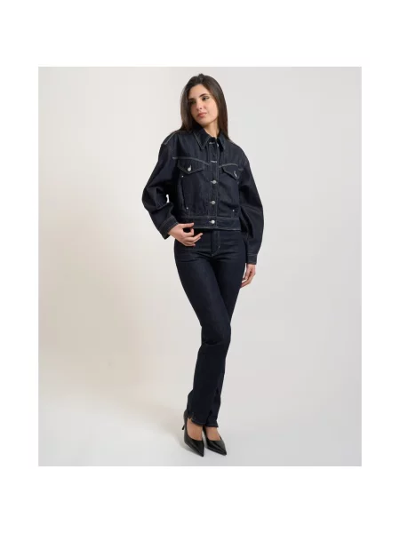 Boss Kurtka Jeansowa blau niebieska