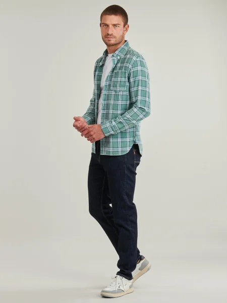 Blugi drepți Pepe Jeans albastru