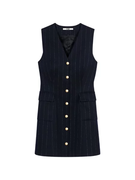 Rochie Maje fără mâneci albastru