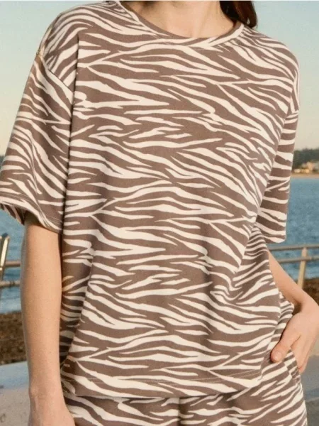 Світшот з коротким рукавом різнобарвний