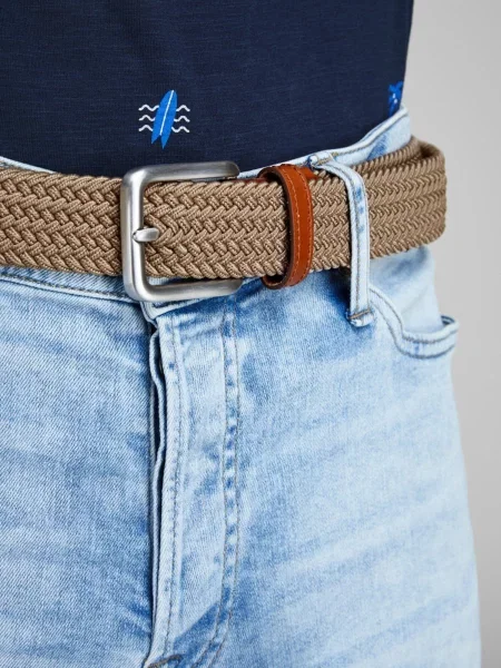 JACK & JONES Pas rjasto rjava / svetlo rjava