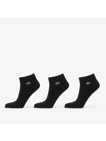 Nogavice Lacoste črna