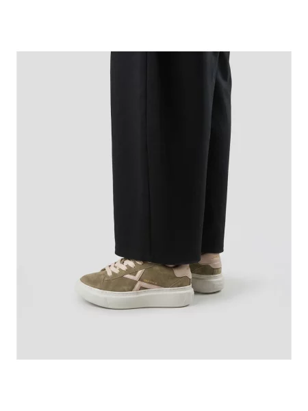 Sneakersy Alexander Smith skórzane zielone