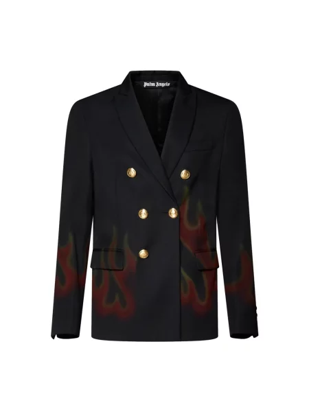 Marynarka Palm Angels wełniana czarna