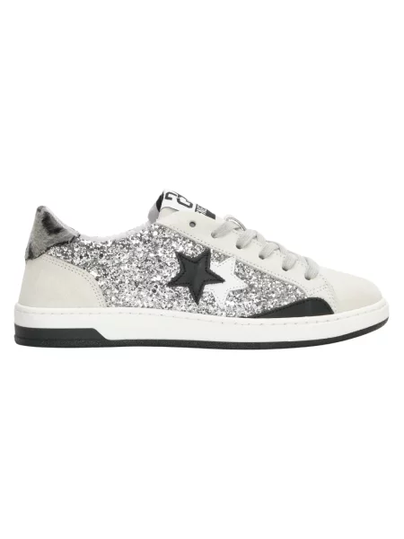 Sneakersy 2star zamszowe białe