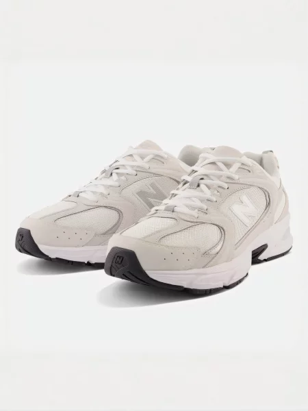 Повседневные кроссовки New Balance с сеткой в сеточку белые