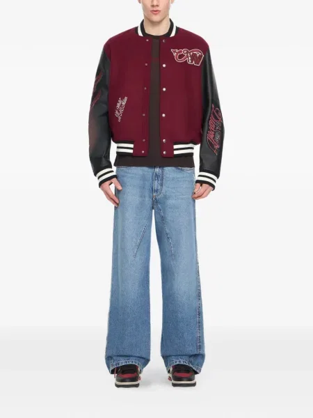 Geacă bomber Off-white alb