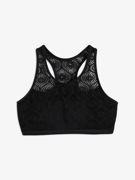 Biustonosz bikini bustier z koronką czarne