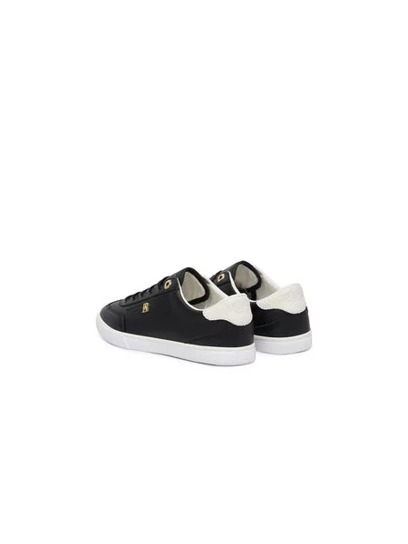 Tenisice Tommy Hilfiger Th Chic Low Profile Vulc crna