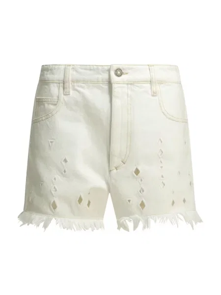 Szorty jeansowe Isabel Marant białe