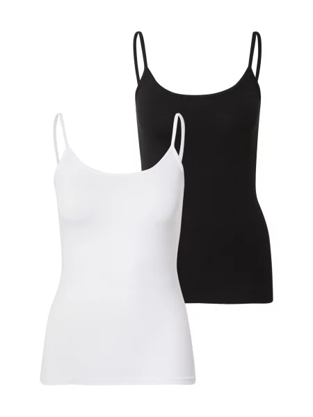 ONLY Top ONLLove negru alb