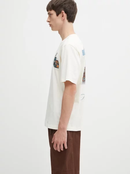 Filling Pieces t-shirt Speaker Wall z nadrukiem beżowy