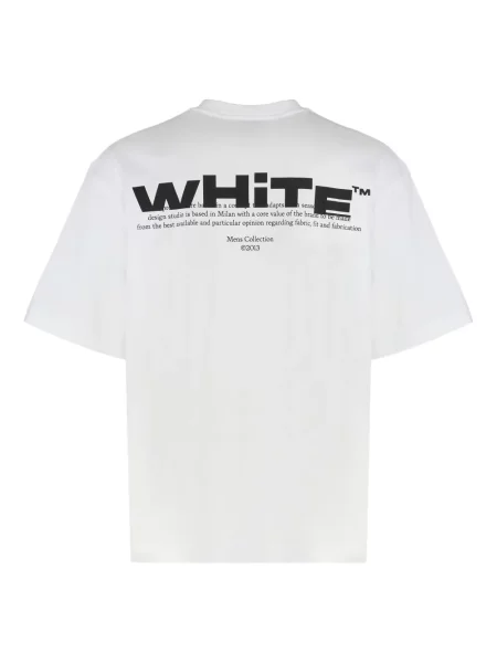 Tricou Off-white cu imagine alb