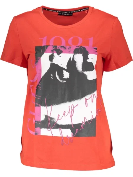 Tricou Guess Jeans roz