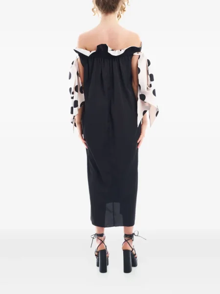 Rochie midi Parlor până la genunchi de costum negru