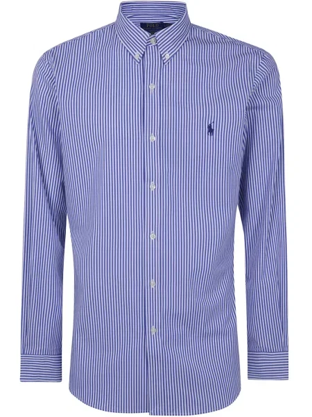 Cămașă Polo Ralph Lauren cu dungi albastru