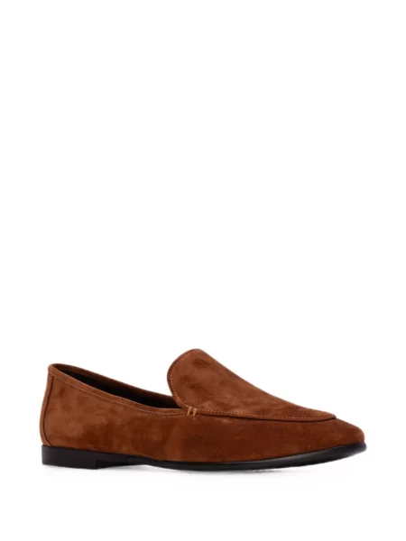 Pantofi loafer Black Suede Studio din piele de căprioară negru