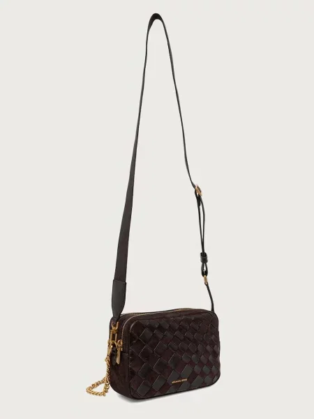 MICHAEL Michael Kors crossbody torbica semišasta BRYANT rjava