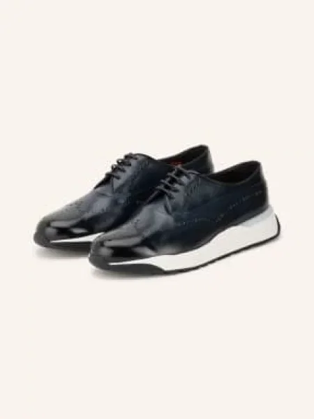 Santoni Trampki Zuno blau