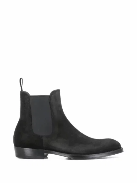 Botine chelsea Green George din piele de căprioară negru