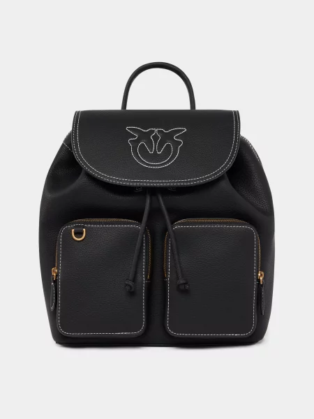 PINKO Рюкзак Шкіра чорний