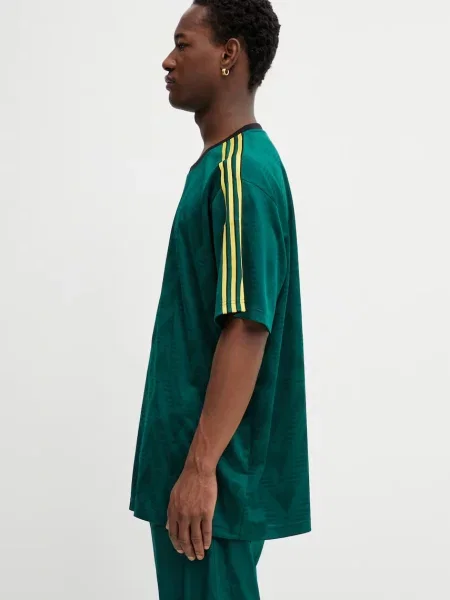 Majica kratkih rukava adidas Originals JACQUARD JSY zelena
