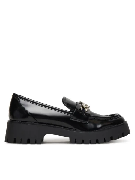 Pantofi loafer Guess negru
