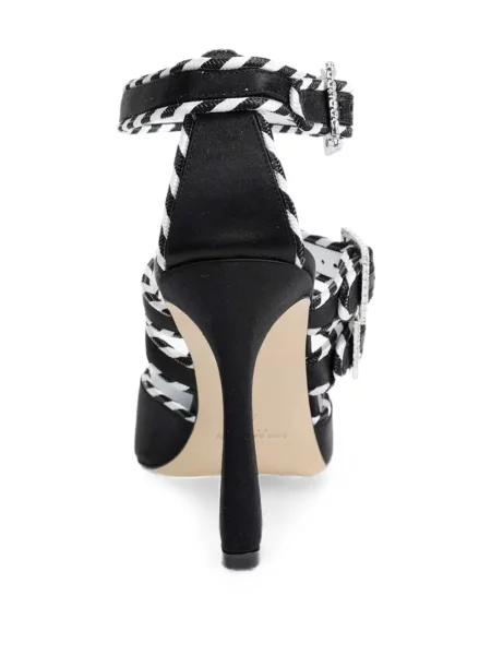 Remenčić salonke Manolo Blahnik sa kopčom crna