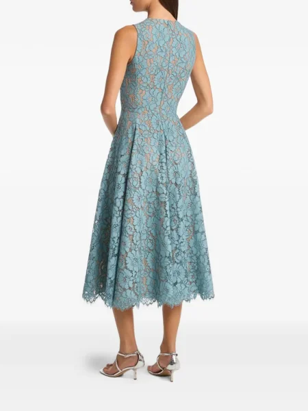 Prugasta odgovarati majica Michael Kors Collection iznad koljena plava