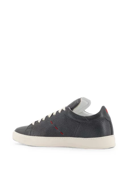 Sneakerși Kiton din piele negru