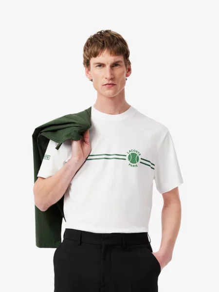 Футболка Lacoste біла