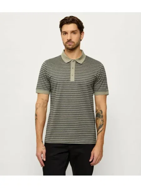 Tricou polo Karl Lagerfeld verde
