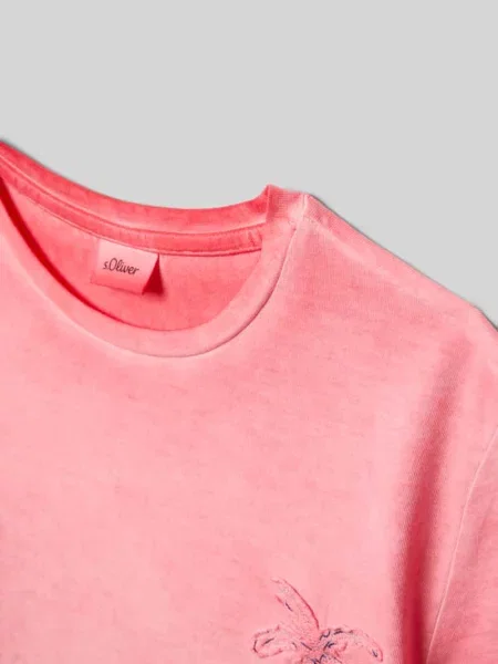 T-shirt o kroju regular fit z czystej bawełny S.oliver Red Label