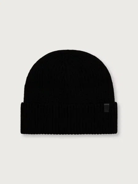 AllSaints căciulă pentru bărbați din lână negru