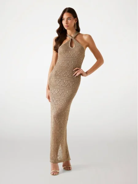 Guess Rochie tricotată bej