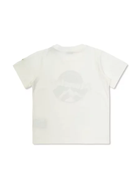 Koszulka dziecięca Moncler Enfant biała
