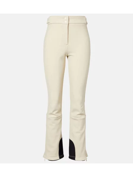 Jeździć na nartach spodnie dresowe Cordova dzwony białe