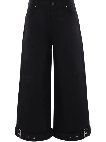 Jeansy Melitta Baumeister o krotszym kroju czarne