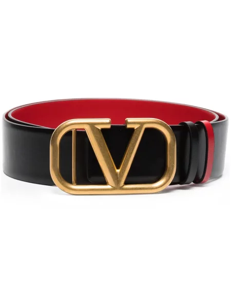 Cu centură reversibil curea Valentino Garavani negru
