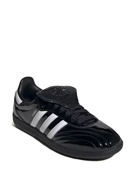 Δερμάτινα sneakers Adidas Samba με λεοπαρ μοτιβο από λουστρίνι λευκό