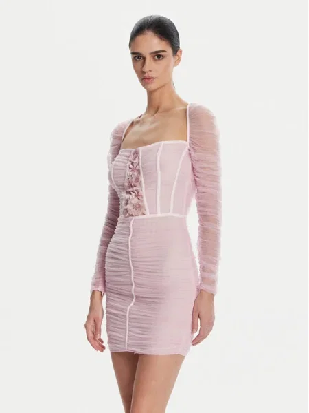 Elisabetta Franchi Rochie cocktail roz