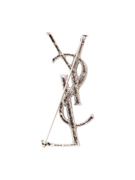 Broszka Saint Laurent szara